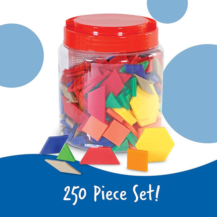 Learning Resources Plastic Pattern Blocks 0.5cm
