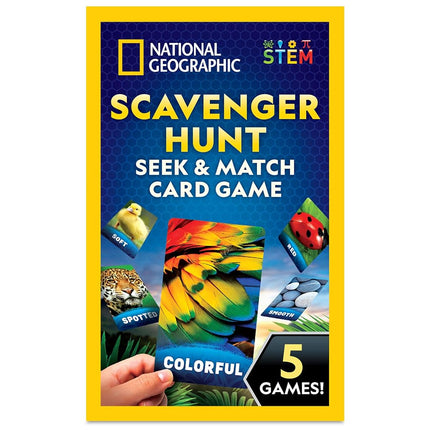 NATIONAL GEOGRAPHIC Scavenger Hunt for Kids Card G