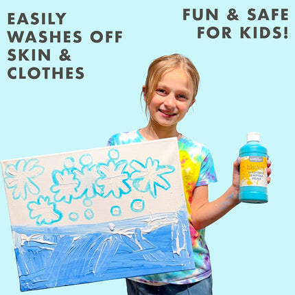 Handy Art Little Masters Washable Tempera Paint 1/2 Gallon, Blue