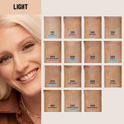 Revlon Colorstay Liquid Foundation Makeup for Combination/Oily Skin SPF 15, Longwear Medium-Full Coverage with Matte Finish, Medium Beige (240), 30 ml
