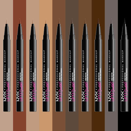 NYX Professional Makeup Lift and Snatch Brow Tint Pen Pencil, Black