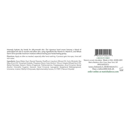 Crema de Manos Especial con Vitamina E de Mario Badescu - Tamaño Grande 8oz (240ml)