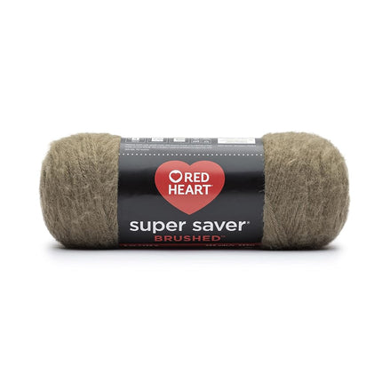 Red Heart Super Saver Brushed Yarn-Khaki