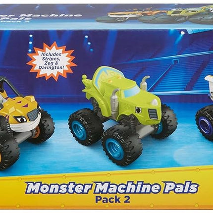 Fisher-Price Nickelodeon Blaze & The Monster Machines, 3 Pack Die-Cast Pack #2