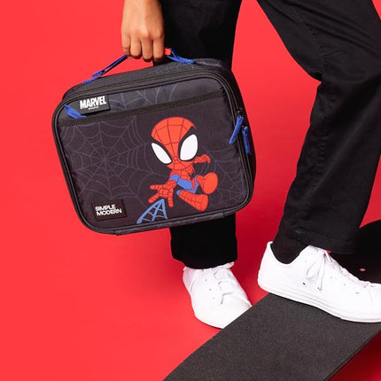 Simple Modern Marvel Spidey Kids Lunch Box & Insulated Lunch Bag for School
