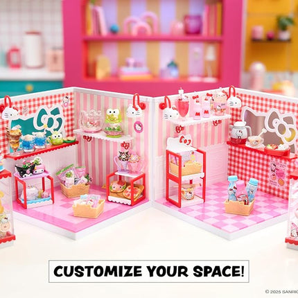 MGA's Miniverse Make It Mini Spaces Hello Kitty - Building Set, Customise, DIY Crafts, Rooms, Hobby, Collectors, Display, NOT Edible, For Collectors and Kids Ages 8+