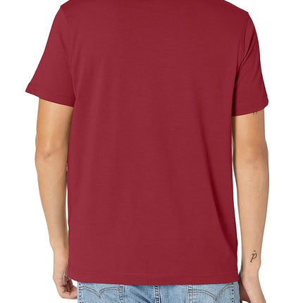 Nautica Men's Short Sleeve Crew Neck T-Shirt, Barolo Solid, Medium