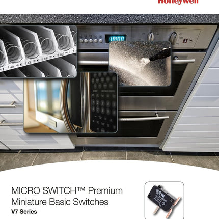 Honeywell Micro Switch Premium Basic/Snap Action Switch 25A @ 250VAC V7-1Z29E9, (Pack of 2)