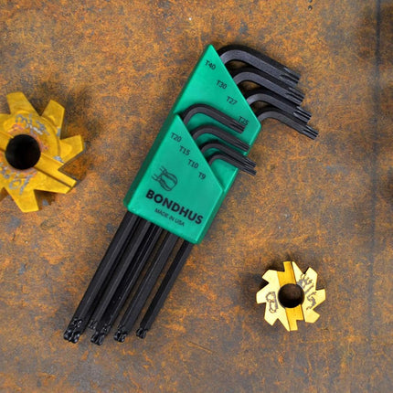 Bondhus, LTX8 BALLEND TORX 8PC Set T9-T40, 11332