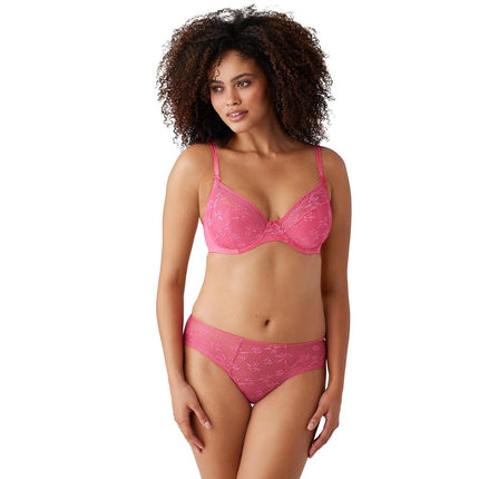 Sujetador con aros de figura completa Lifted in Luxury de Wacoal para mujer, rosa fuerte, 32D