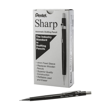 Pentel Sharp Mechanical Pencil, (0.5mm), Metallic 
