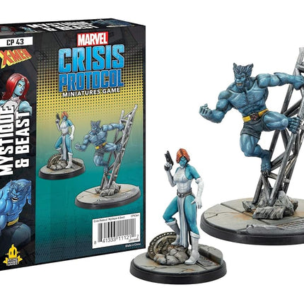 Atomic Mass Games Marvel Crisis Protocol Miniatures Beast and Mystique