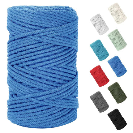 Macrame Cord 5mm x 109Yards (328Feet), Natural Cot