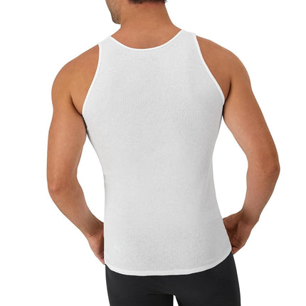 Hanes Men's 43935516253 Shirt, 6 Pack - White, S UK