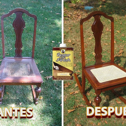 Howard Restor-A-Finish Golden Oak RF3016 Restore The Original Finish Remove Heat and Stain Marks on Wooden Furniture 473ml