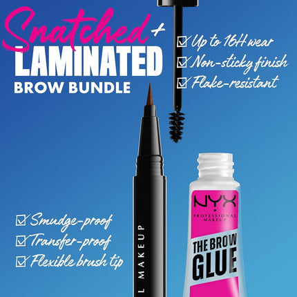NYX Professional Makeup Lift n Snatch Brow Tint Pen, Soft Brown, 1 ml