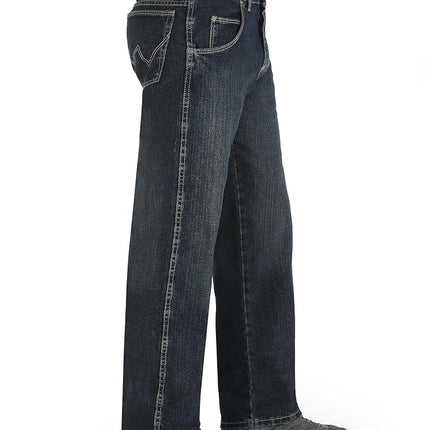 Wrangler Men's Big Rugged Wear Relaxed Straight-Fit Jean Jean, Union, 48W x 30L