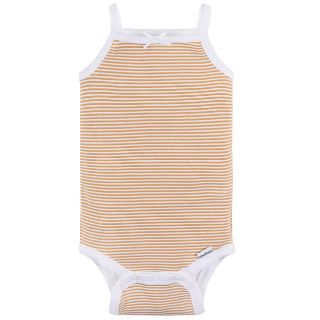 Gerber Paquete múltiple de body sin mangas para bebé, floral verde, 18 meses