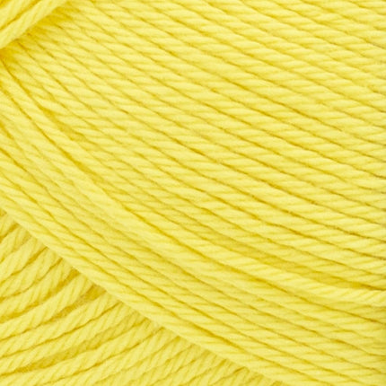 Lion Brand Yarn, 24/7 Cotton DK Crochet Yarn, Lemon Drop, Yellow, 3 Pack