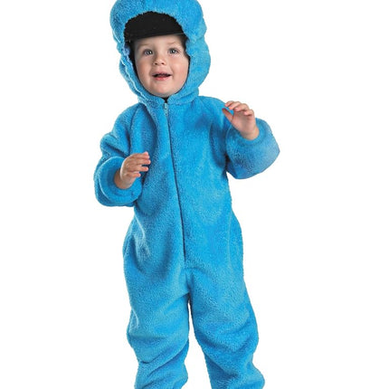 Mascota de peluche de lujo de Cookie Monster de Barrio Sésamo - Talla: Niño P(4-6)