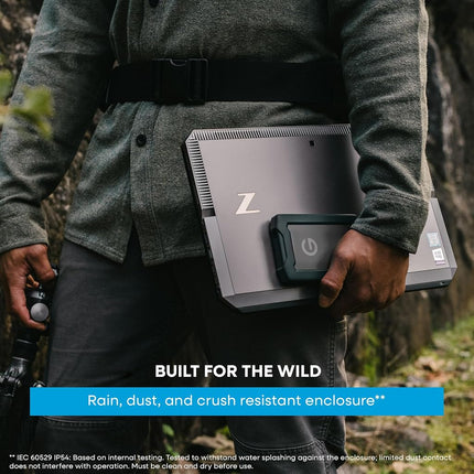 G-DRIVE ArmorATD 6TB, portable rugged external hard drive, HDD up to 130 MB/s, USB-C (5Gbps), USB 3.2 Gen 1, Thunderbolt 3