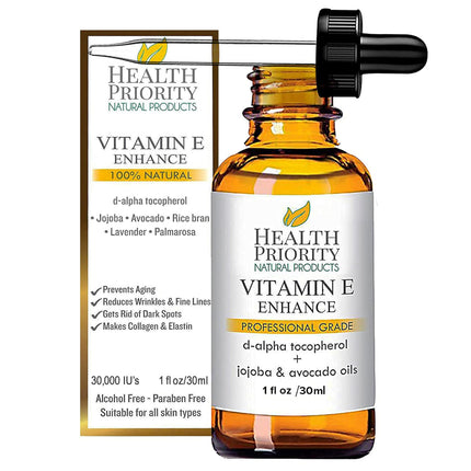 100% Natural & Organic Vitamin E Oil For Your Face