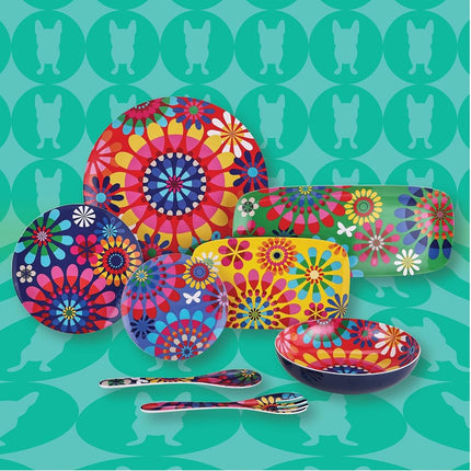 French Bull 15" Round Serving Platter - Melamine Platters and Serving Ware - Plate, Dish, Serving, Collection - Ring (Model: 72150)