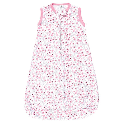 Hudson Baby BabyCotton Saco de Dormir de Manga Larga, Saco, Manta, Sin Mangas de Unicornio Floral, 18-24 Meses