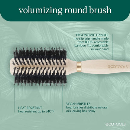 EcoTools Volumizing Round Hairbrush, 1 Count
