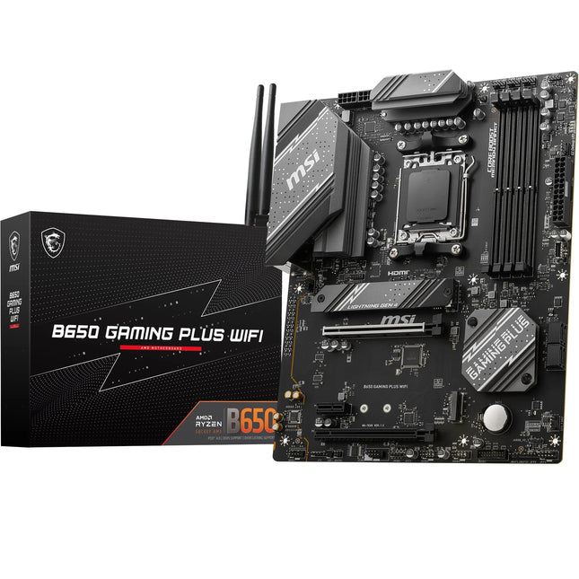 MSI B650 GAMING PLUS WIFI Motherboard, ATX - Suppo