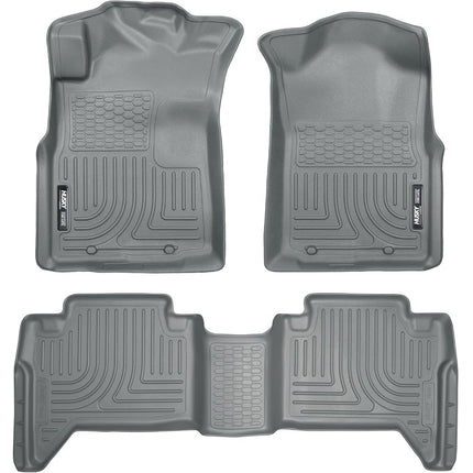 Husky Liners Front & 2nd Seat Floor Liners Fits 05-15 Tacoma Double Cab