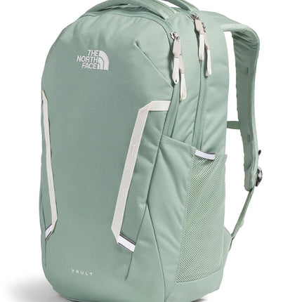 THE NORTH FACE Women's Vault Everyday Laptop Backpack | Water Repellent Commuter Travel Bag, Spacious Main Compartment, Slate Moss/White Dune, One Size, Vault Everyday Laptop Backpack | Commuter