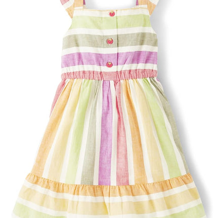 Gymboree,and Toddler Flutter Sleeve Dress, Navy Plaid, 6