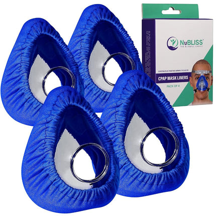 Nubliss CPAP Mask Liners - 4-Pack Soft Cushion Mas