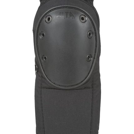 ALTA 52953.00 AltaCONTOUR Extended Knee and Shin Protector, Black Cordura Nylon Fabric, AltaLOK Fastening, Flexible Cap, Long, Black