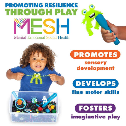 Creativity for Kids Sensory Bin Outer Space – Space-Themed Play Set with Astronauts, Aliens, Planets & Tools – Imaginative Sensory Play for Kids Ages 3+