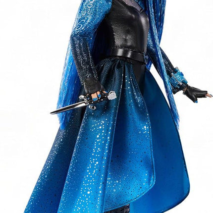 Mattel Disney Descendants: Wicked Wonderland Deluxe Fashion Doll & Accessory, Chloe Wonderland with Removable Movie-Inspired Clothing & Dagger