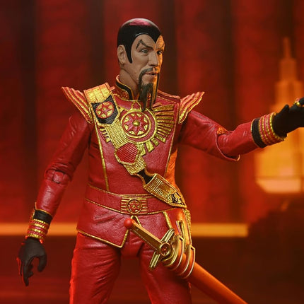 Ultimate Ming (Red Military Outfit) - King Features 7” Action Figure - Flash Gordan 1980 - NECA Collectibles