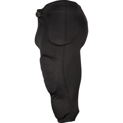 CHAMPRO Boys' Safety Integrated Football Practice Pant with Built-in Pads Black