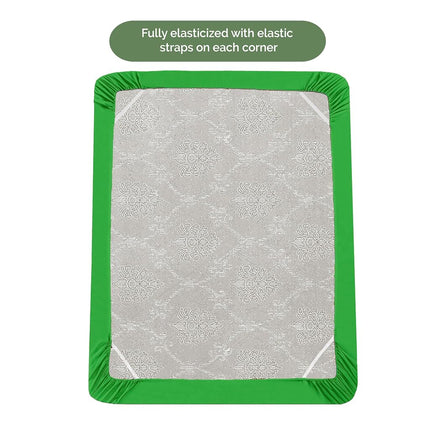 Elegant Comfort 1500 Premium Hotel Quality 18-21 Inches Deep - Extra Deep Pocket Single Fitted Sheet for High Mattress, Luxury and Softest, Smart Pocket - Wrinkle Free, Twin/Twin XL, Emerald Green