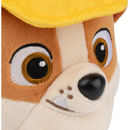 GUND PAW Patrol Rubble con su uniforme de construcción característico para mayores de 1 año, 9" (los estilos pueden variar)