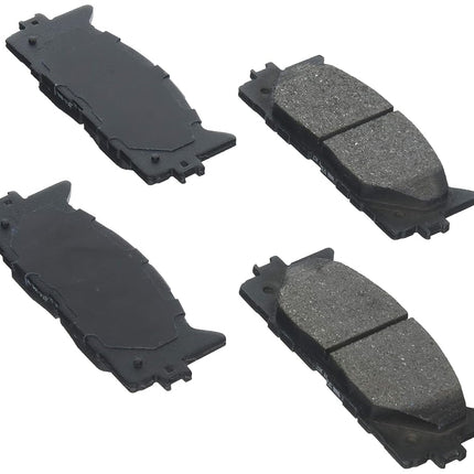 BOSCH BE1293H Blue Ceramic Disc Brake Pad Set With Hardware - Compatible With Select Lexus ES300h, ES350; Toyota Avalon, Camry; FRONT