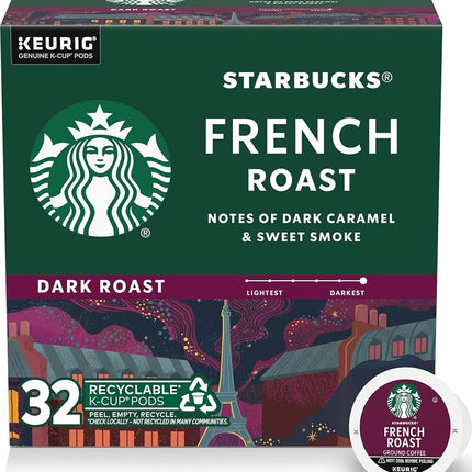 Starbucks Dark Roast K-Cup Coffee Pods — French Ro