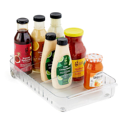 YouCopia RollOut Fridge Caddy BPA-Free Clear Rolli