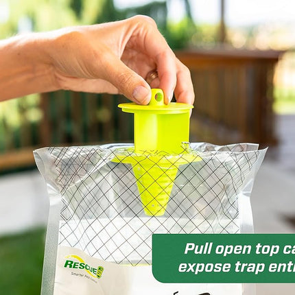 Rescue - Big Bag Disposable Fly Traps - Quantity 4