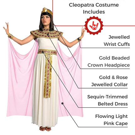 Morph Cleopatra Costume Women, Halloween Costumes for Women, S