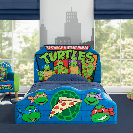 Fauteuil en mousse Tortues Ninja de Delta Children pour enfants, vert
