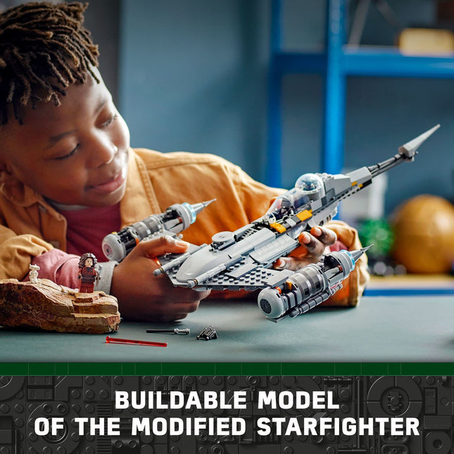 LEGO Star Wars: The Book of Boba Fett The Mandalorians N-1 Starfighter 75325 Building Kit; Fun Buildable Toy Playset for Creative Kids Aged 9 and Up, Featuring 4 Popular Characters (412 Pieces)