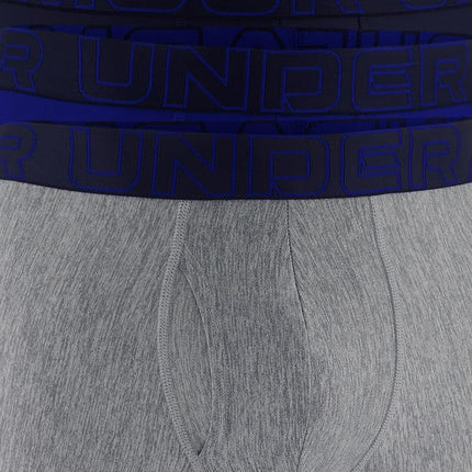 Under Armour Men's Tech 9-inch Boxerjock 2-Pack, Royal Solid 3 Pack, 3XL