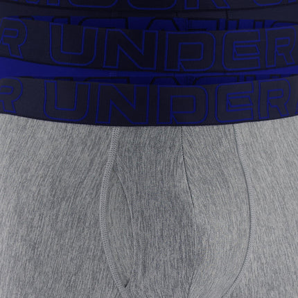 Under Armour Men's Performance Tech 9-inch Boxerjock Multi-Pack, Royal Solid 3 Pack, L